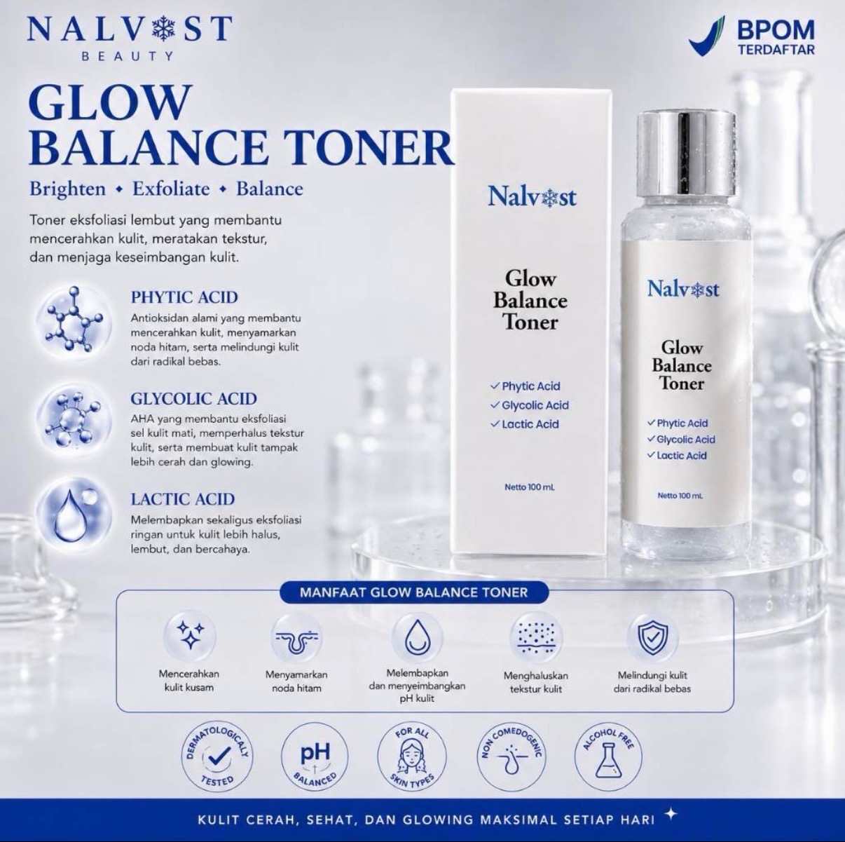 Glow Balance Toner Nalvost Beauty